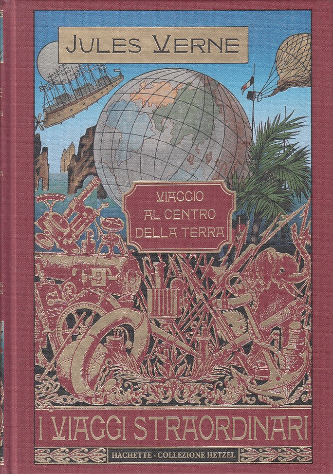 LN- VIAGGIO AL CENTRO DELLA TERRA - VERNE - HACHETTE- HETZEL-- 2008 - C - ZFS252