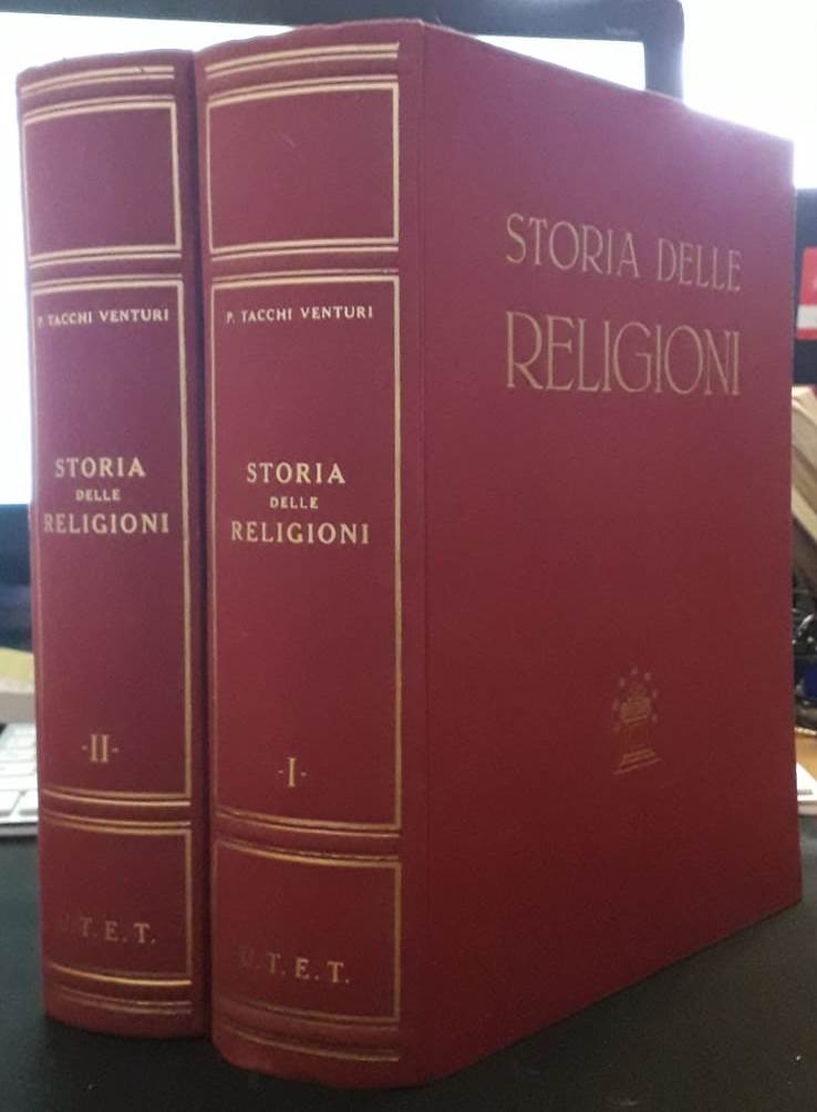 LS- STORIA DELLE RELIGIONI 2 VOLUMI COMPLETA- TACCHI VENTURI- UTET--- 1954- C- ZFS