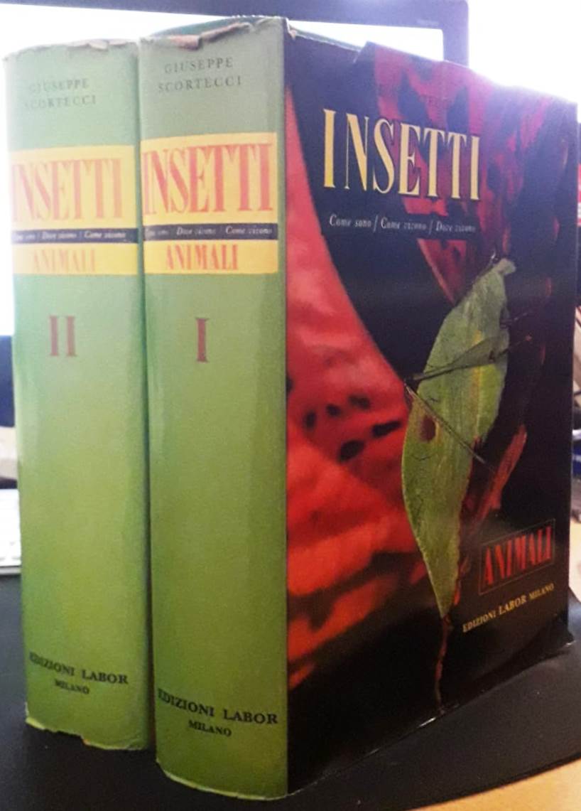 LZ- INSETTI 2 VOLUMI OPERA COMPLETA - GIUSEPPE CORTECCI- LABOR--- 1961- CS-ZFS