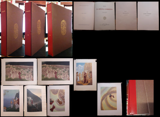 LA DIVINA COMMEDIA NATTINI - DANTE ALIGHIERI - CHANCE DU BIBLIOPHILE - 1959
