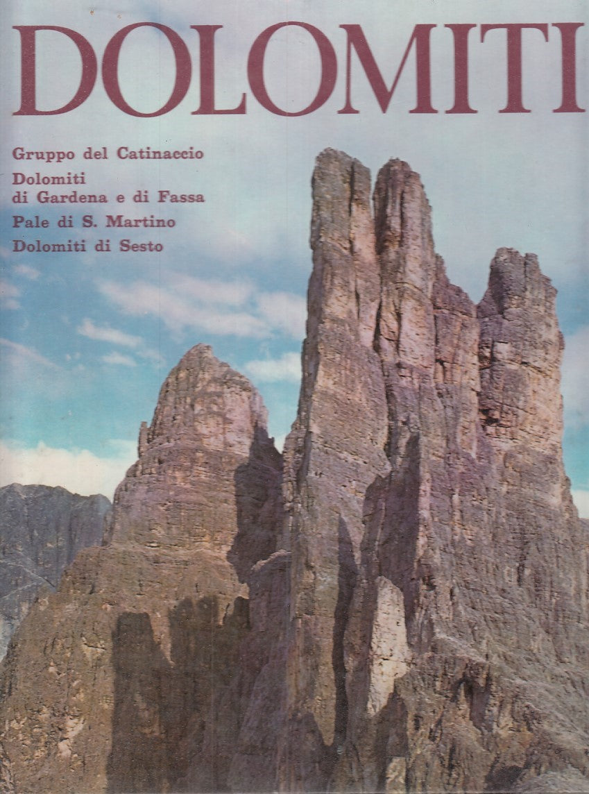 LZ- DOLOMITI. GRUPPO DEL CATINACCIO- REMO PEDROTTI- MANFRINI--- 1972- C - YFS887