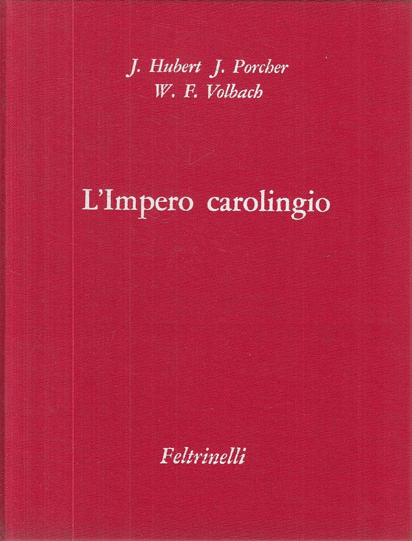LT- L'IMPERO CAROLINGIO -- FLETRINELLI- MONDO FIGURA- 1a ED. - 1968 - C - YFS909