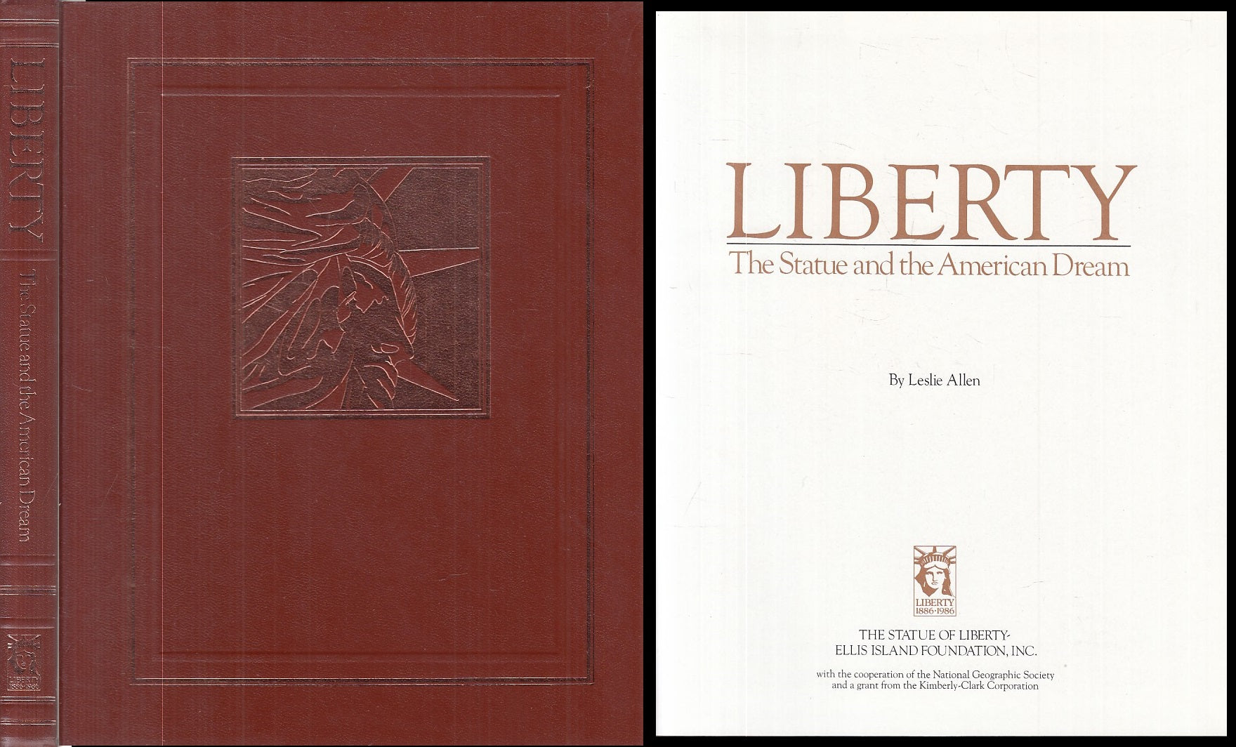 LZ- LIBERTY STATUE AND AMERICAN DREAM - ALLEN - ELLIS ILAND--- 1982 - C - YFS910