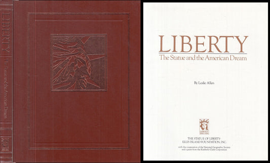 LZ- LIBERTY STATUE AND AMERICAN DREAM - ALLEN - ELLIS ILAND--- 1982 - C - YFS910