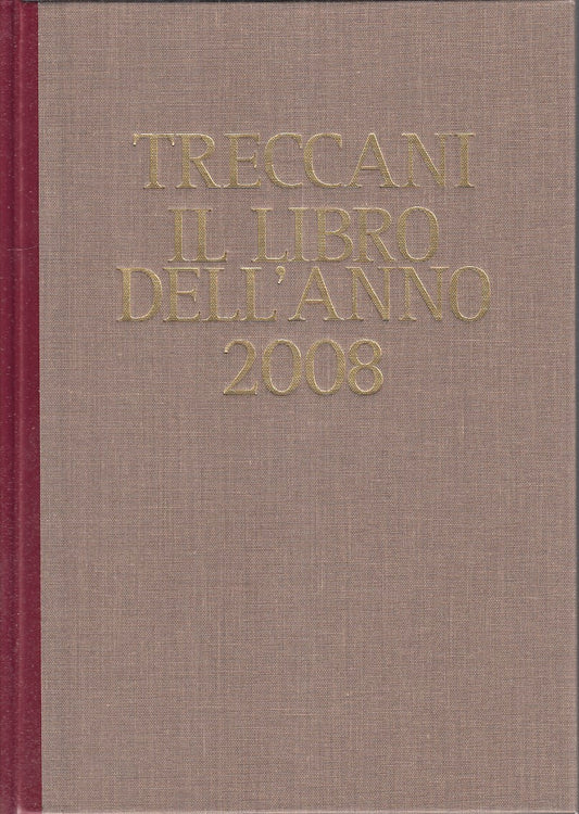LZ- IL LIBRO DELL'ANNO 2008 -- TRECCANI --- 2008 - C - YFS915