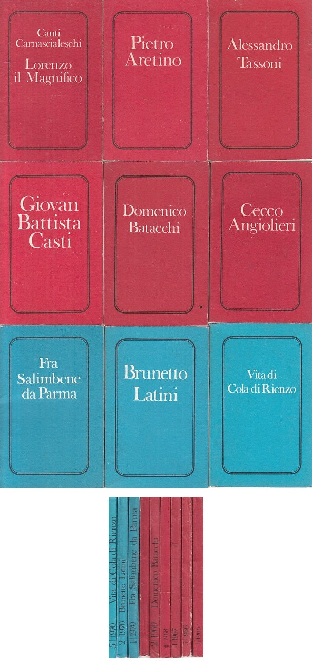 IL COLLEZINISTA LIBRI MIGNON 9 VOLL. COMMA -- FALORINI --- 1966 - B - ZFS405