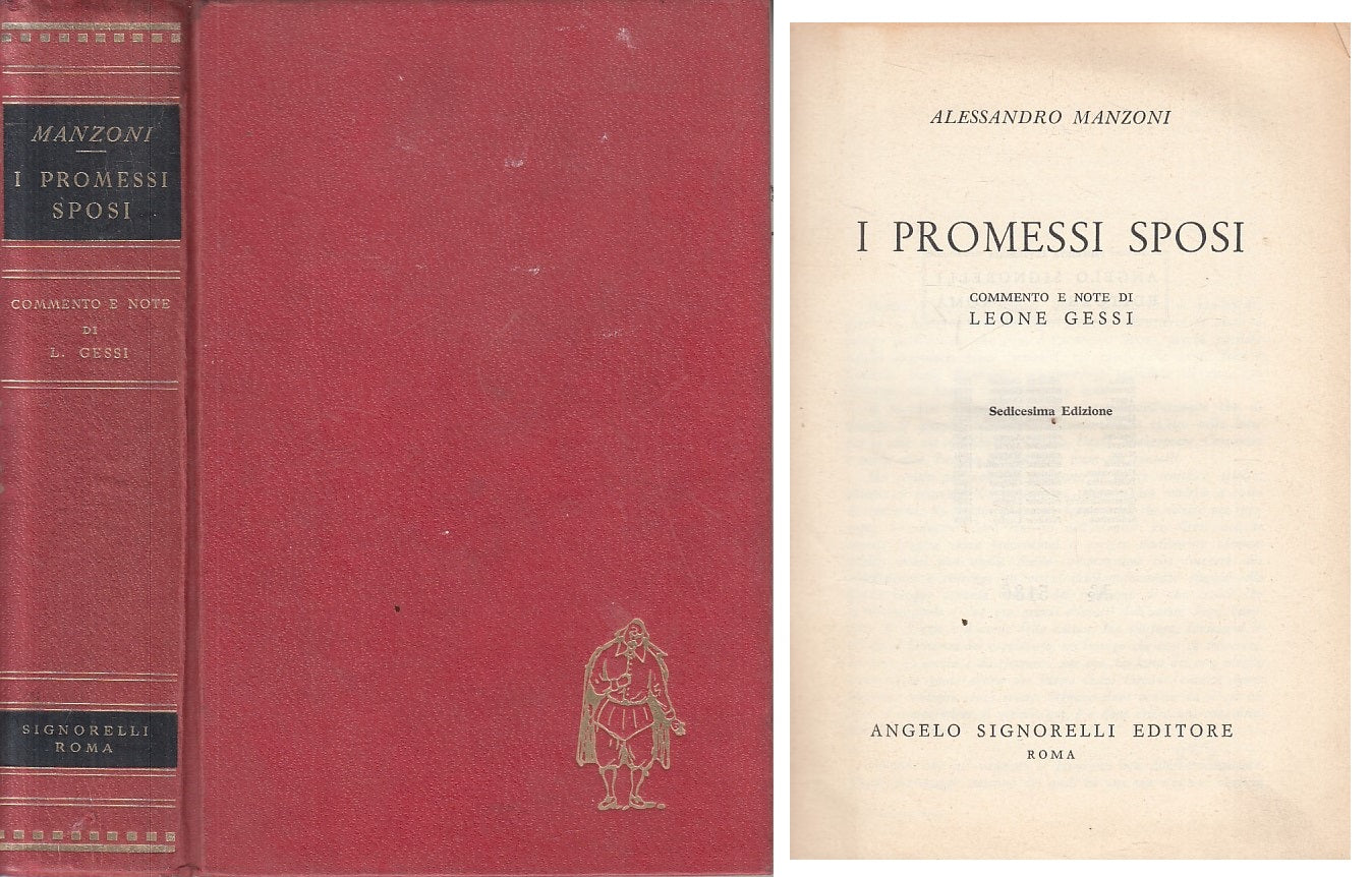 LN- I PROMESSI SPOSI - ALESSANDRO MANZONI - SIGNORELLI --- 1968 - C - ZFS282
