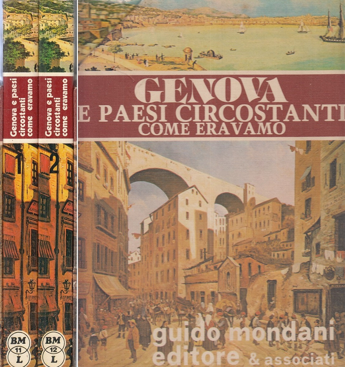 LZ- GENOVA E PAESI CIRCOSTANTI 2 VOL - TUVO - GUIDO MONDANI --- 1985- CS- YFS908