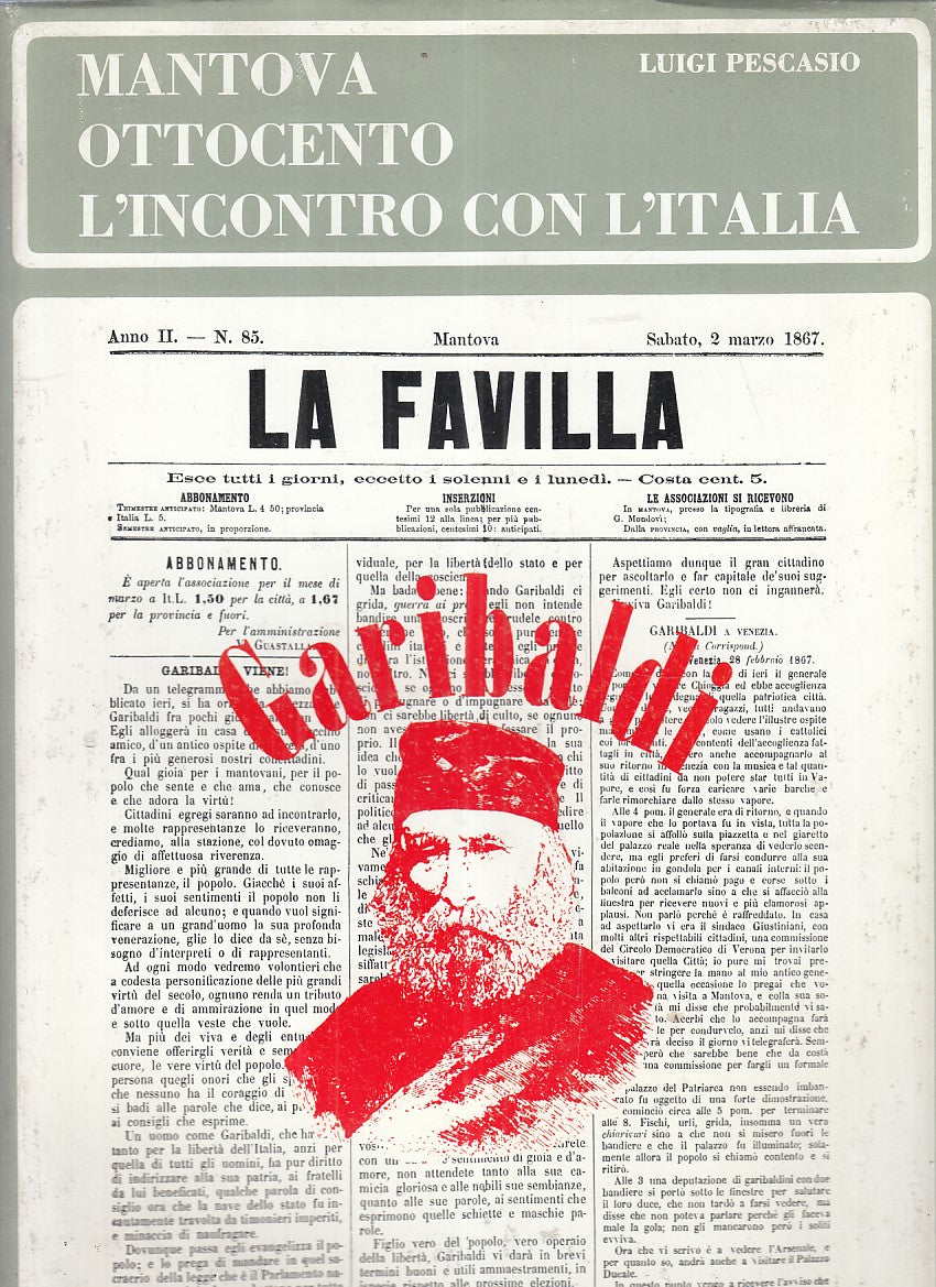 LS- MANTOVA OTTOCENTO L'INCONTRO ITALIA - PESCASIO - PADUS --- 1984 - CS- YFS911