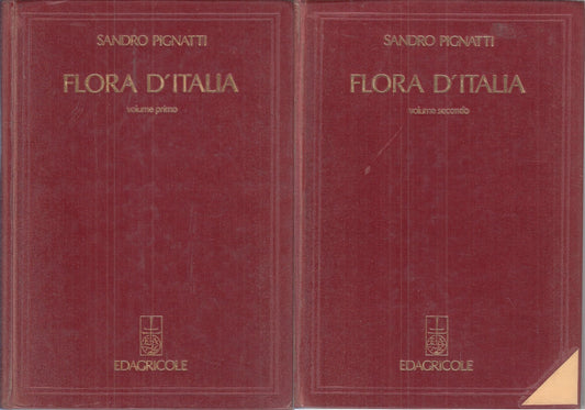 LZ- FLORA D'ITALIA VOL I E II - SANDRO PIGNATTI - EDAGRICOLE --- 1982- C- ZFS704