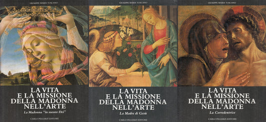 LT- VITA MISSIONE MADONNA NELL'ARTE 3 VOL- TOSCANO- PELLERZI--- 1990- CS- YFS896