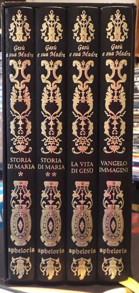 LD- STORIA DI MARIA VITA DI GESU' VANGELI 4 VOLUMI -- APHELORIA --- 1998- C- ZFS