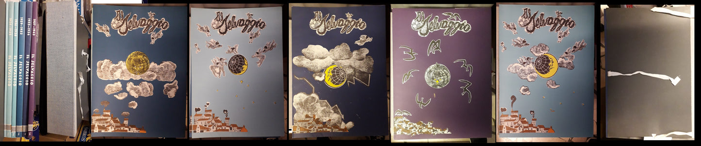 Il selvaggio 1942/1943 completo 6 volumi - Maccari - ristampa anastatica- ZFS319