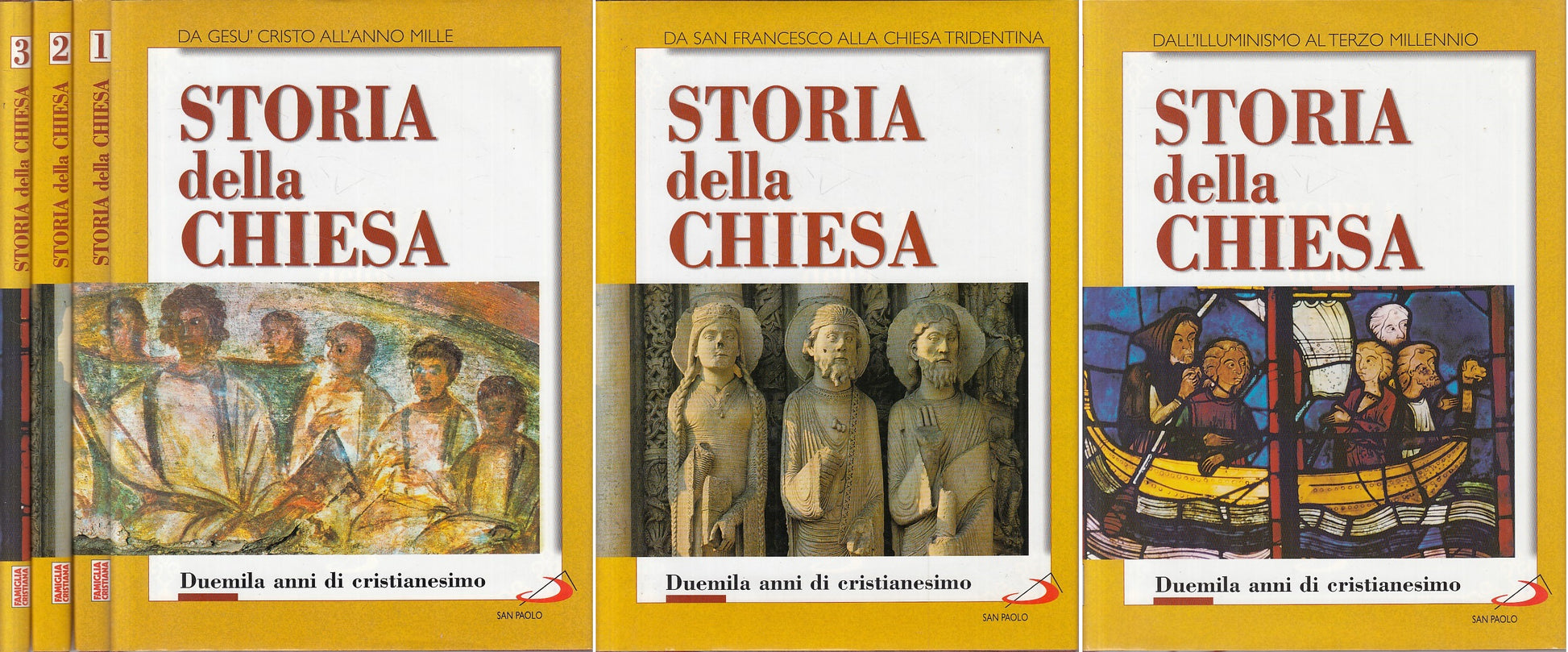 LD- STORIA DELLA CHIESA 3 VOLL. -- SAN PAOLO - CRISTIANESIMO-- 2000 - CS - YFS52