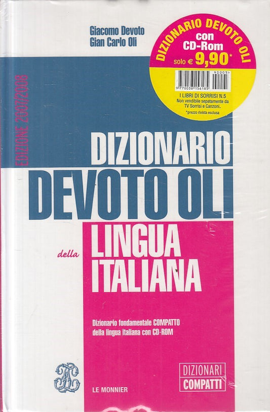 LZ- DIZIONARIO DEVOTO OLI LINGUA ITALIANA + CD-- LE MONNIER--- 2007 - C - YFS565