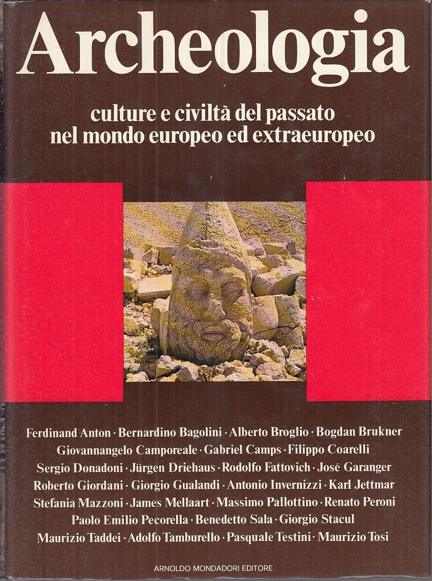 LZ- ARCHEOLOGIA. CULTURE E CIVILTA' DEL PASSATO -- MONDADORI--- 1978- CS- YFS927