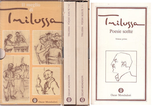 LN- POESIE SCELTE 2 VOLUMI - TRILUSSA - MONDADORI --- 1970 - B - ZFS605
