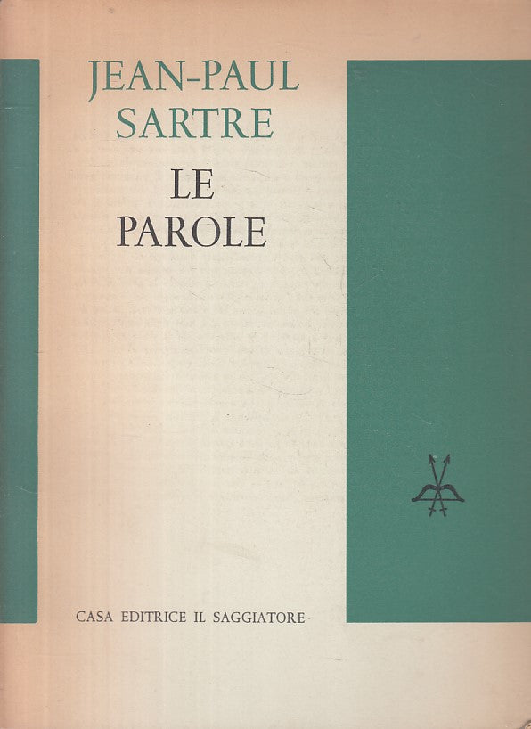LS- LE PAROLE - SARTRE - SAGGIATORE - CULTURA -- 1964 - B - ZFS225