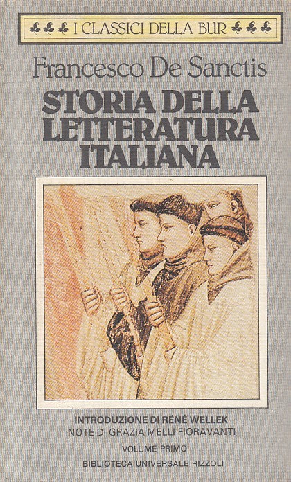 LS- STORIA LETTERATURA ITALIANA VOL.1- DE SANCTIS - RIZZOLI--- 1983 - B - ZFS234