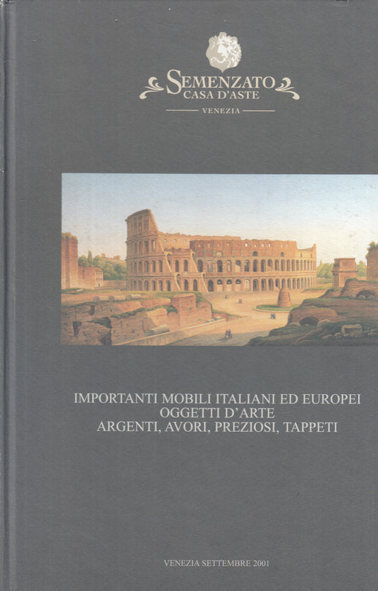 LT- MOBILI ARTE ARGENTI AVORI PREZIOSI TAPPETTI-- SEMENZATO--- 2001 - C - YFS924