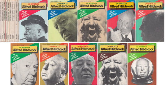 LZ- LA RIVISTA DI ALFRED HITCHCOCK 10 VOLUMI -- RIZZOLI --- 1978 - B - ZFS80