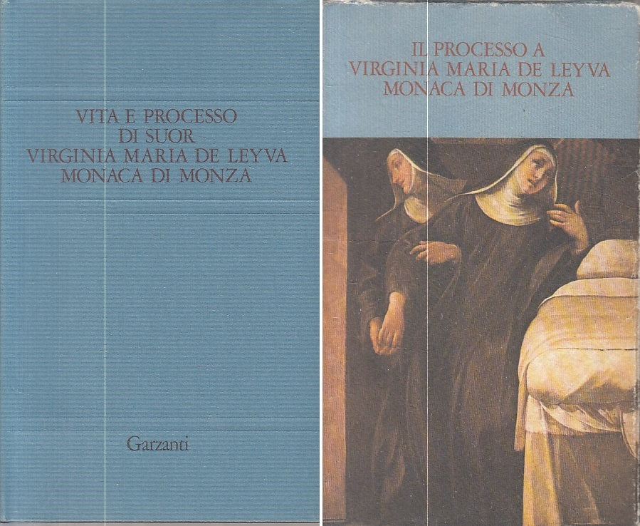 LS- VITA PROCESSO SUOR VIRGINIA MARIA DE LEYVA -- GARZANTI --- 1985 - CS - ZFS80