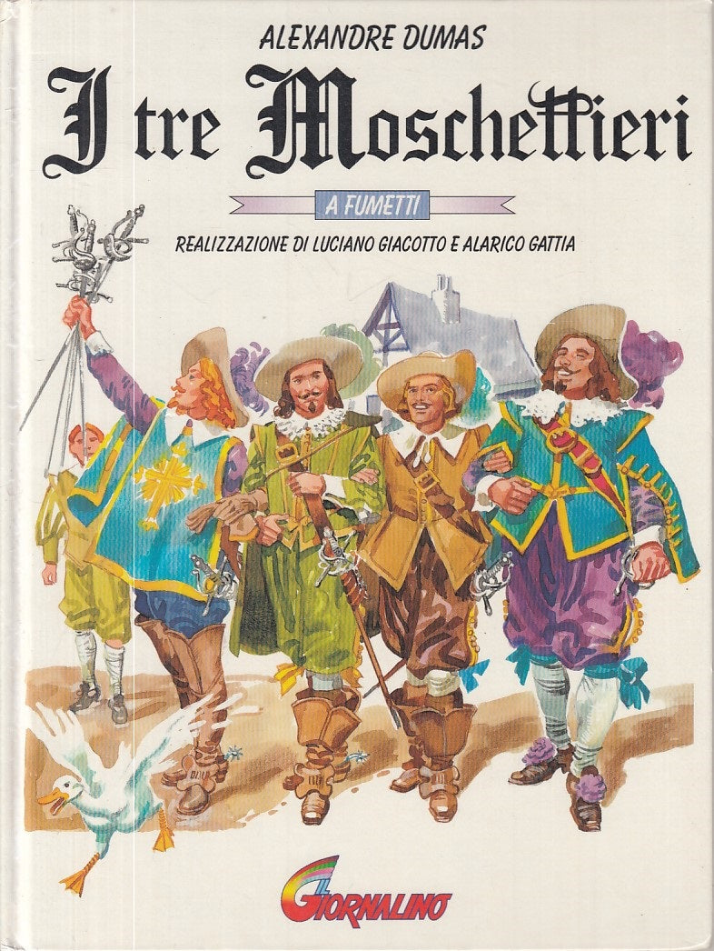 LN- I TRE MOSCHETTIERI - DUMAS- GIORNALINO - CLASSICI FUMETTO -- 1995 - C - RGZ