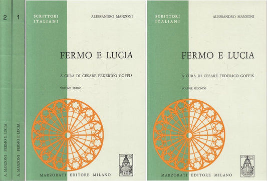 LS- FERMO E LUCIA 2 VOLL. - MANZONI - MARZORATI - SCRITTORI -- 1970 - B - ZFS158