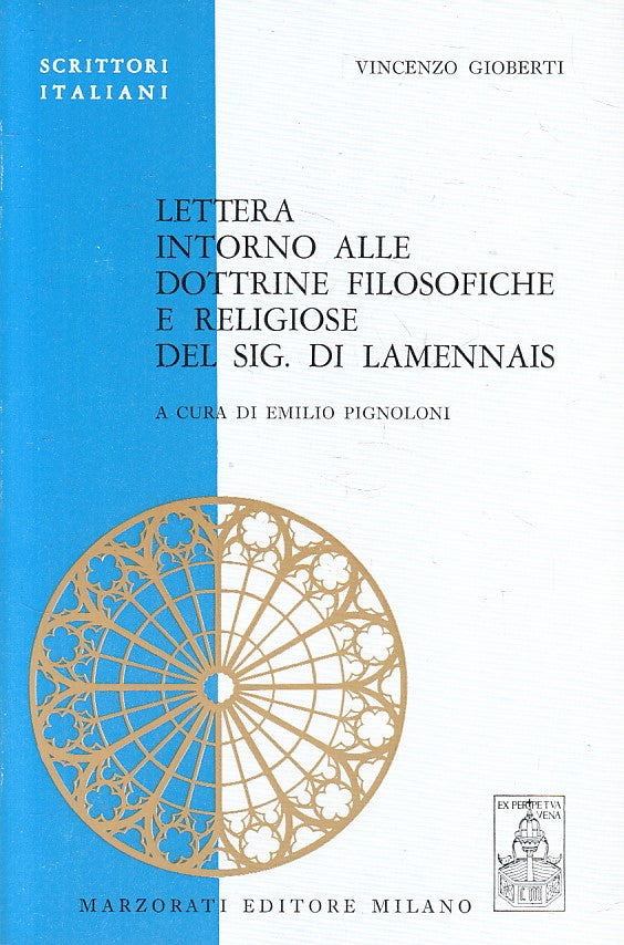 LS- LETTERA DOTTRINE FILOSOFICHE RELIGIOSE -- MARZORATI --- 1971 - B - ZFS158