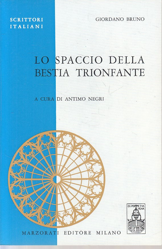 LS- SPACCIO BESTIA TRIONFANTE- BRUNO- MARZORATI - SCRITTORI -- 1970 - B - ZFS158