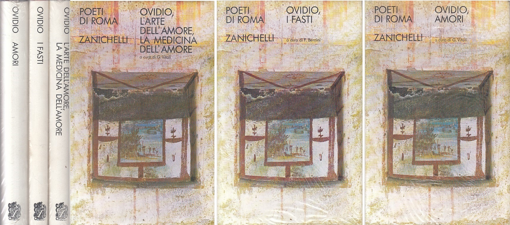 LN- ARTE AMORE MEDICINA FASTI - OVIDIO - ZANICHELLI - POETI -- 1972 - CS - ZFS67