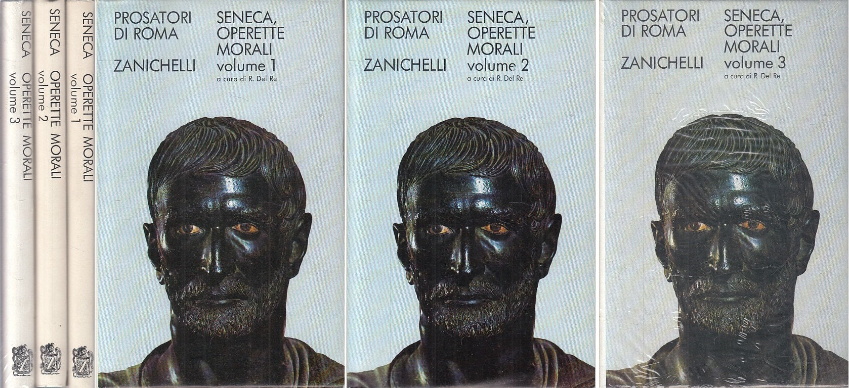 LN- OPERETTE MORALI 3 VOLL. - SENECA - ZANICHELLI- PROSATORI-- 1973 - CS - ZFS67