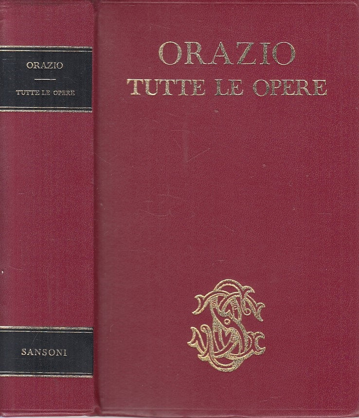 LS- TUTTE LE OPERE - ORAZIO - SANSONI - VOCI NEL MONDO -- 1968 - C - ZFS316