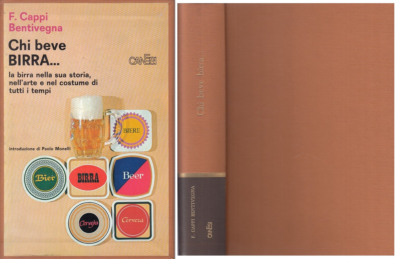 LZ- CHI BEVE BIRRA STORIA ARTE COSTUME- BENTIVEGNA- CANESI --- 1965 - C - ZFS307