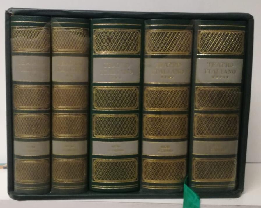 LN- TEATRO ITALIANO 5 VOLUMI - D'AMICO - NUOVA ACCADEMIA--- 1955- CS- ZFS319