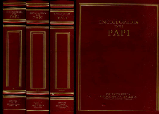 LZ- ENCICLOPEDIA DEI PAPI VOLUMI 1/3 -- TRECCANI --- 2000 - C - YFS