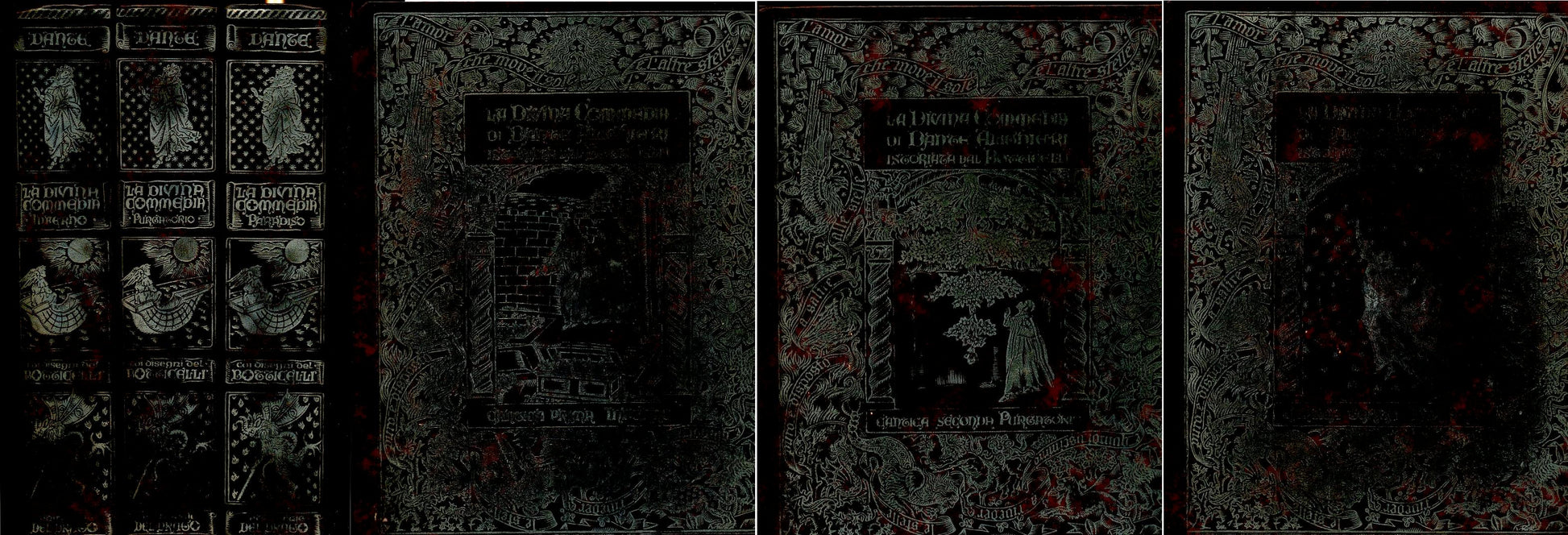LN- DIVINA COMMEDIA istoriata dal BOTTICELLI - DANTE- DEL DRAGO---- 1982- C- YFS