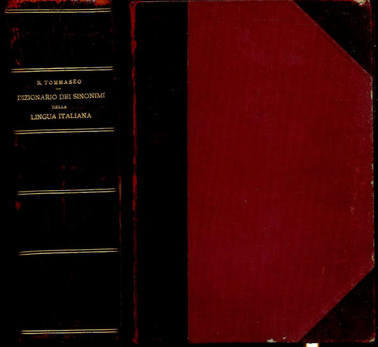 LZ- DIZIONARIO SINONIMI LINGUA ITALIANA- TOMMASEO- VALLARDI-- 5a- 1880- C-ZFS576