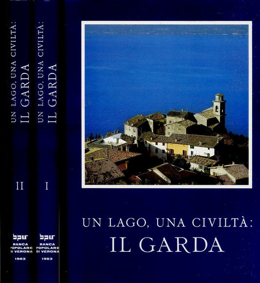 LV- UN LAGO UNA CIVILTA' IL GARDA 2 VOLUMI - BORELLI - BPV --- 1983 - CS- YFS497
