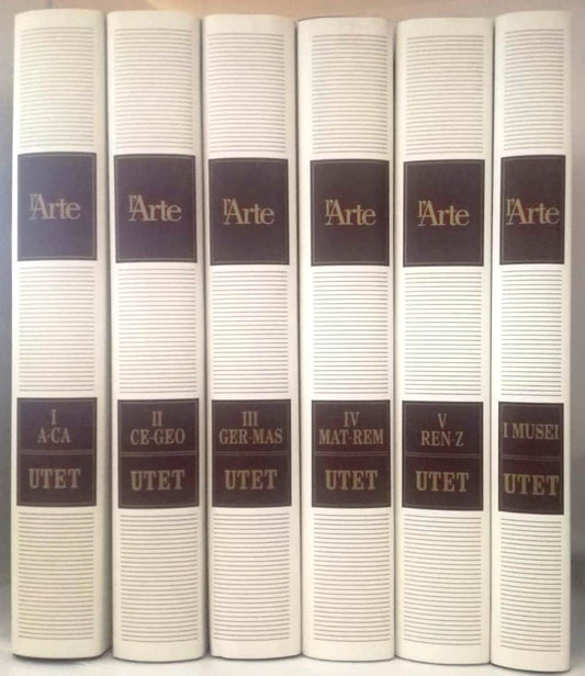 LZ- L'ARTE I MUSEI 6 VOLUMI OPERA COMPLETA STUPENDI -- UTET --- 2002 - CS - YFS