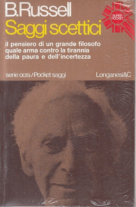 LS- SAGGI SCETTICI SIGILLATO - RUSSELL - LONGANESI - SAGGI -- 1977 - B - ZFS304