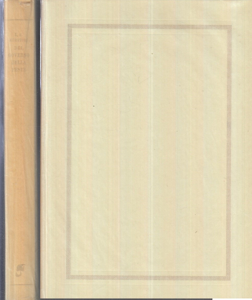 LS- DEL GOVERNO DELLA PESTE - LUDOVICO MURATORI- PHYLOBYBLON--- 1992- CS- XFS113