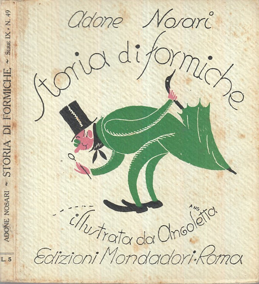 LB- STORIA DI FORMICHE ANGOLETTA - ODONE NOSARI- ODONE NOSARI--- 1921- C- XFS113