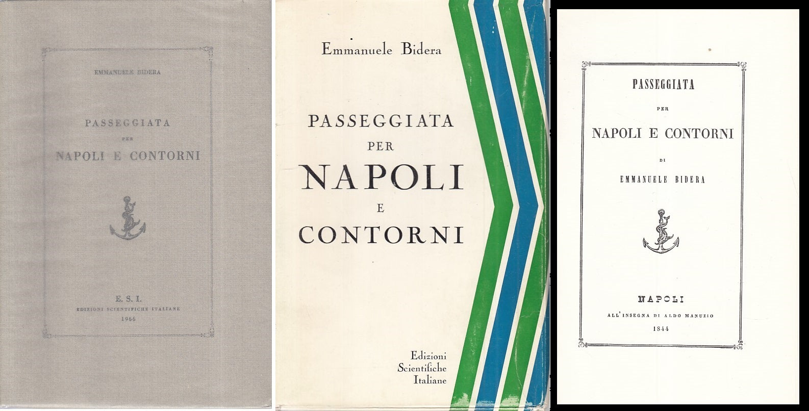 LN- PASSEGGIATA PER NAPOLI E CONTORNI - BIDERA - ESI --- 1966 - BS - ZFS132