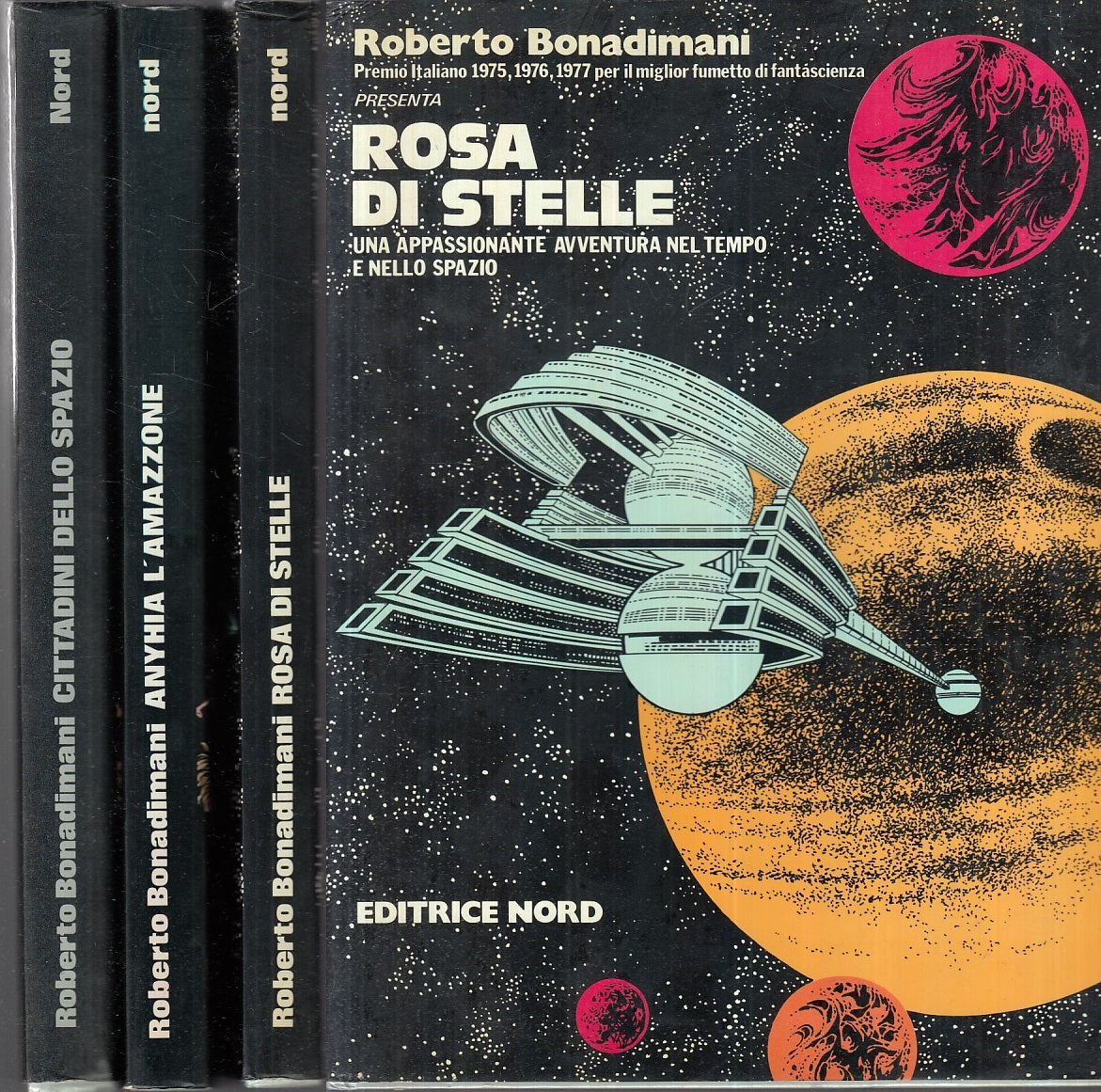 FV- ROSA DI STELLE ANYKIA  CITTADINI 3 VOLUMI - BONADIMANI - NORD- 1977- CS- TFX