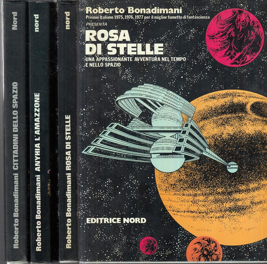 FV- ROSA DI STELLE ANYKIA  CITTADINI 3 VOLUMI - BONADIMANI - NORD- 1977- CS- TFX