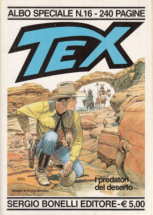 FB- TEXONE TEX SPECIALE N.16 I PREDATORI DEL DESERTO -- BONELLI - 2002 - B - TFX