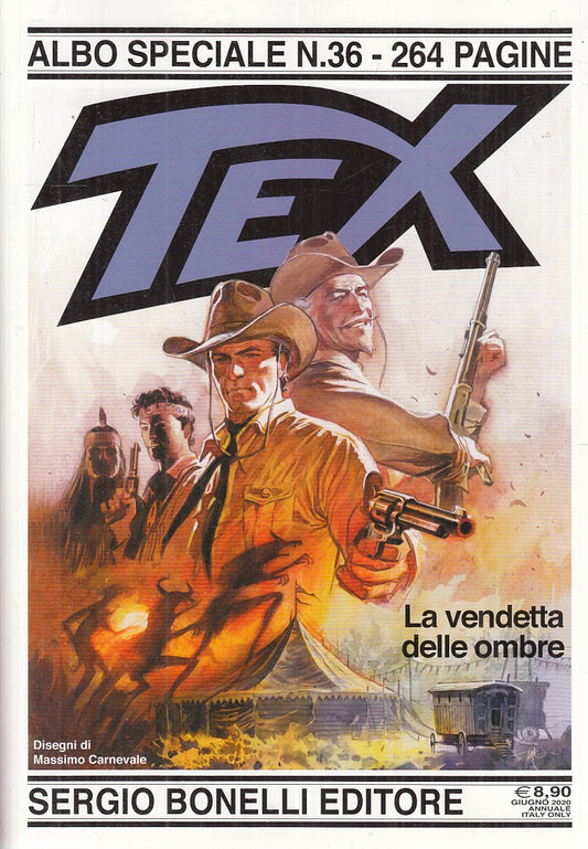 FB- TEXONE TEX SPECIALE N.36 LE VENDETTA DELLE OMBRE -- BONELLI - 2020 - B - TFX