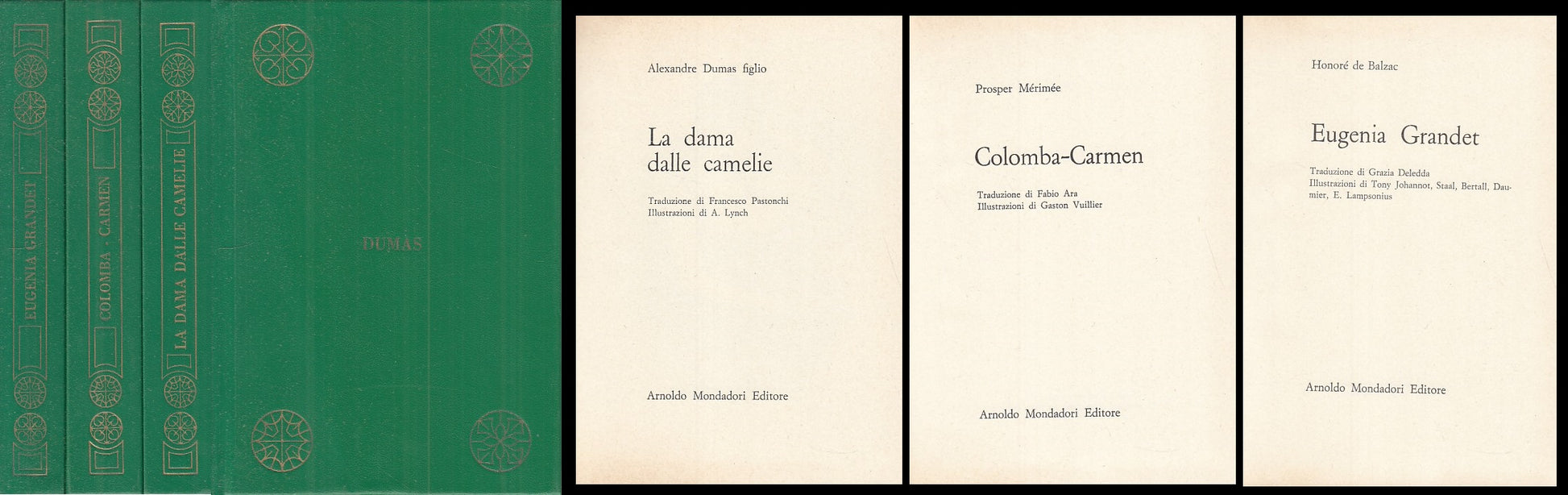 Dama Camelie Colomba-Carmen Honore' de Balzac- Dumas De Balzac- Mondadori-ZFS231