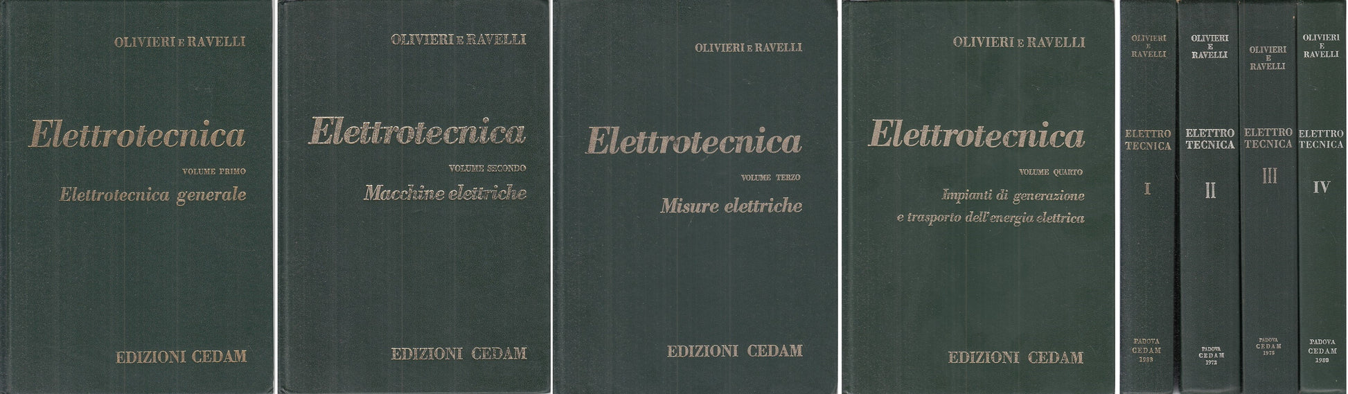 LZ- ELETTRONICA 4 VOLL. - OLIVIERI RAVELLI - CEDAM --- 1983 - C - ZFS320